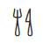 fork and knife icon